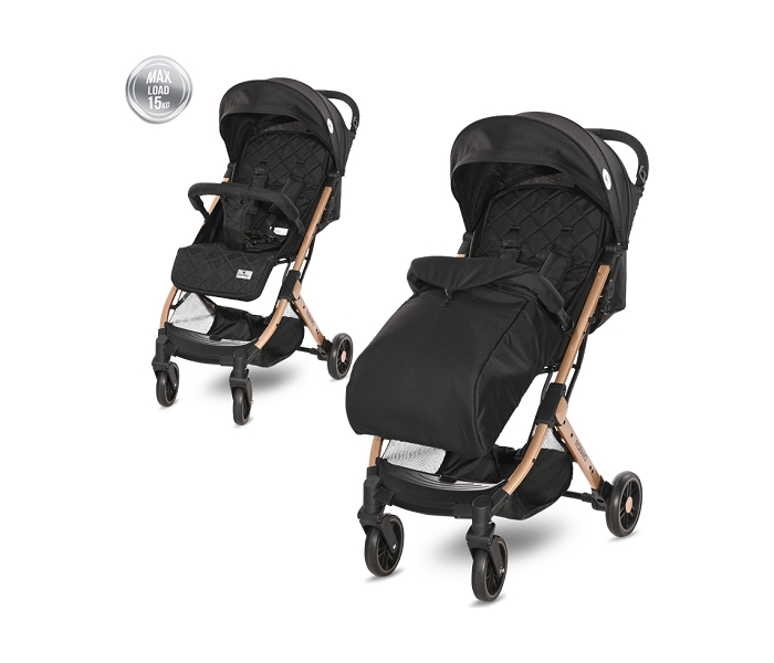 Lorelli kolica za bebe fiorano black footcover 2023 - Slika 4
