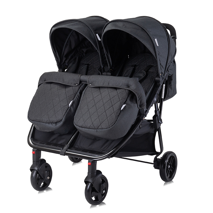 Lorelli kolica za blizance duo torba black - Slika 3
