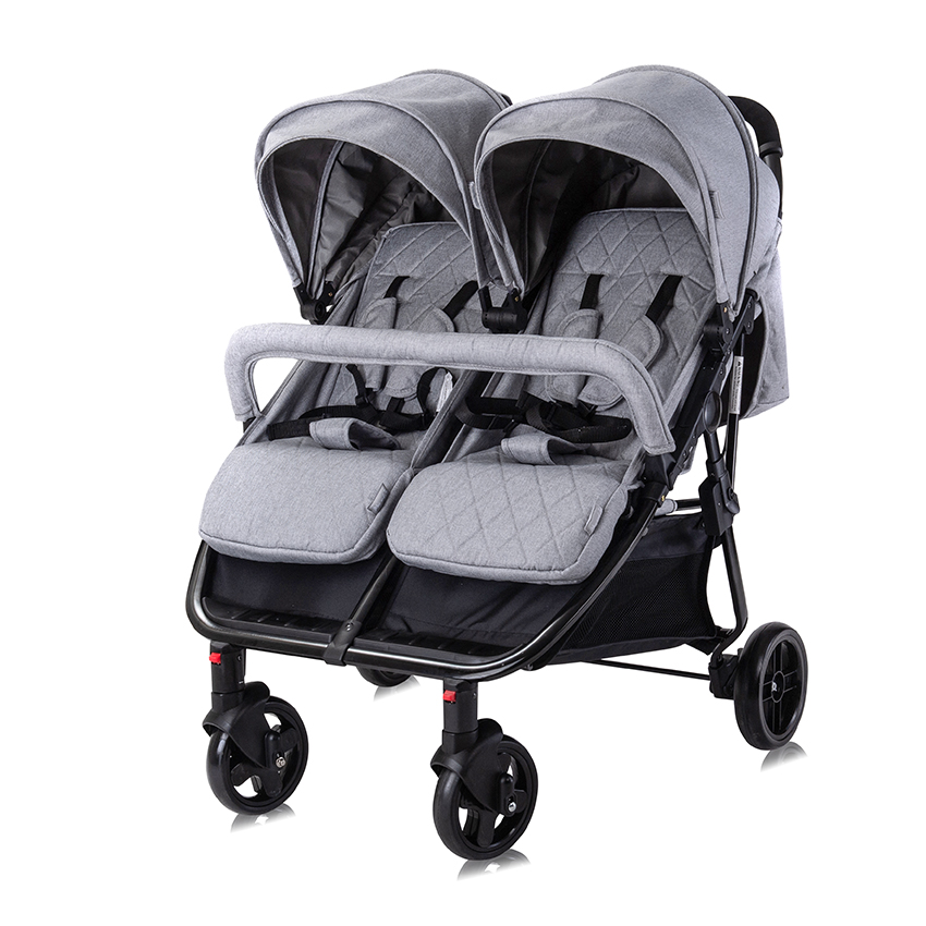 Lorelli kolica za blizance duo torba cool grey - Slika 4