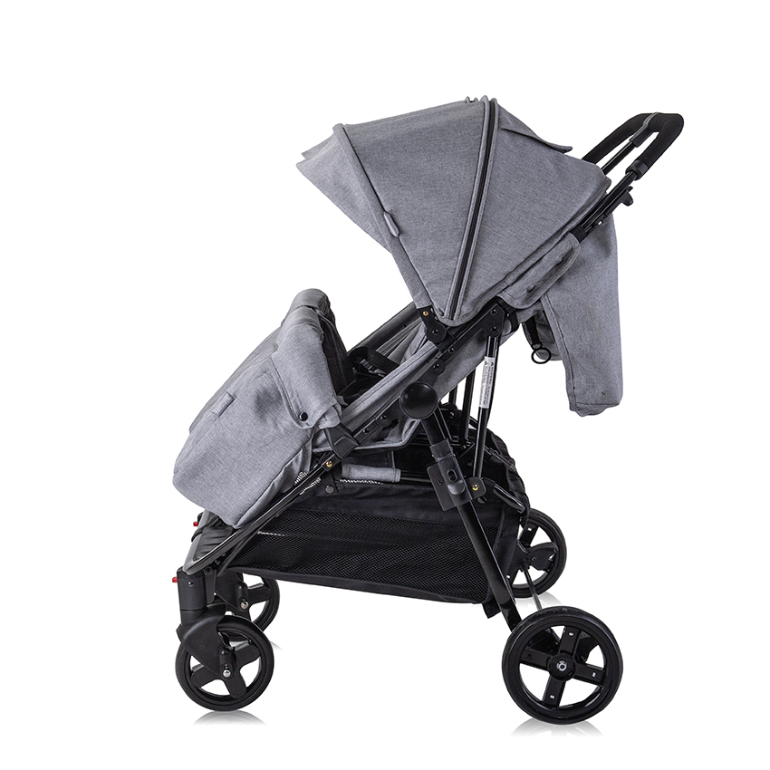 Lorelli kolica za blizance duo torba cool grey - Slika 2