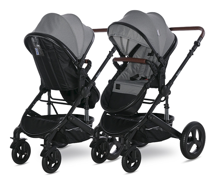 Lorelli kolica za bebe 2u1 boston dolphin grey - Slika 7