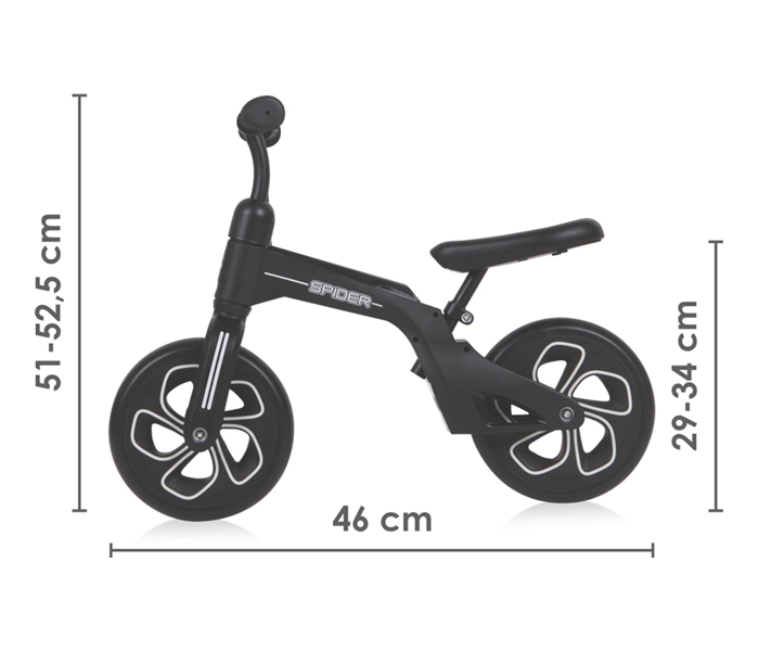 Lorelli bicikl balance bike spider pink - Slika 3
