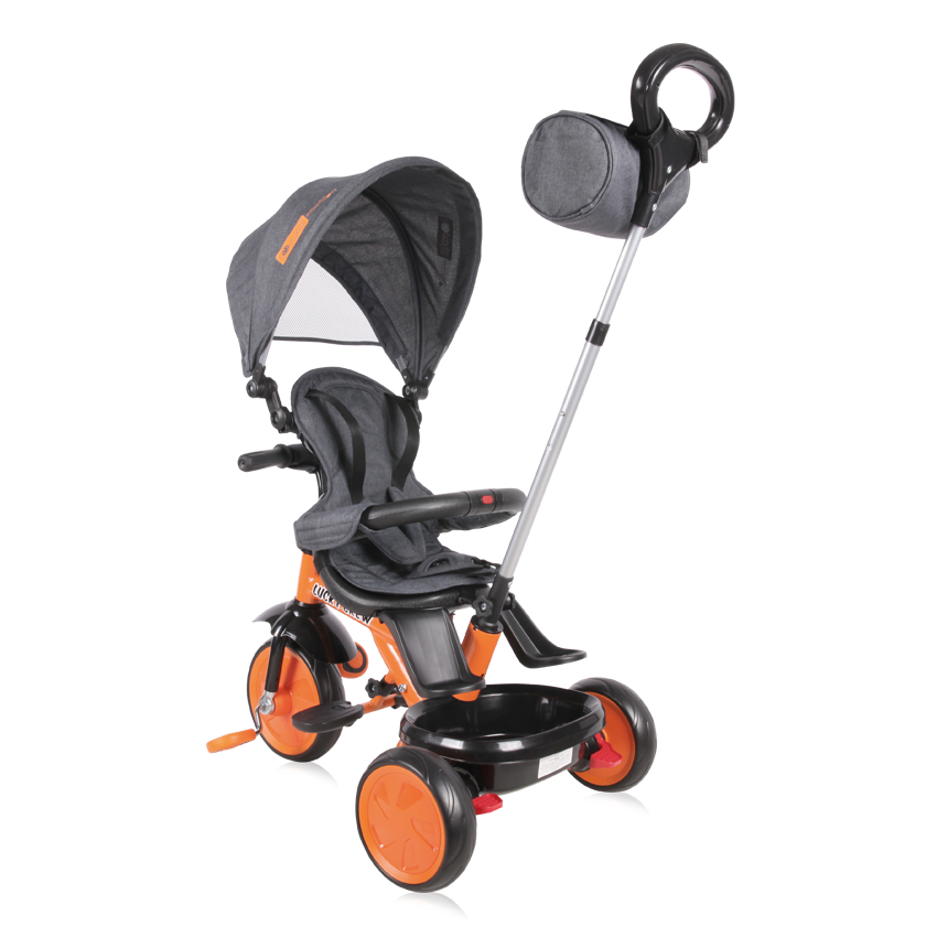 Lorelli tricikl lucky crew black orange - Slika 2