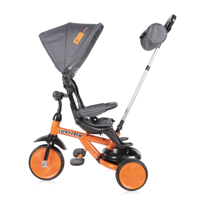 Lorelli tricikl lucky crew black orange - Slika 3
