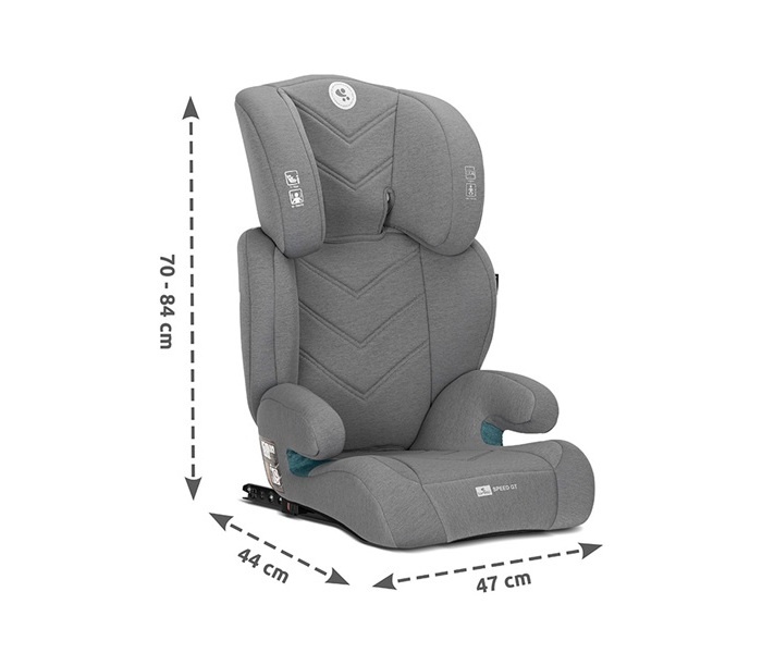 Lorelli auto sediste speed gt i size isofix 100 150cm grey - Slika 10