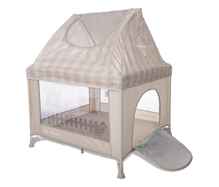 Lorelli ogradica playpen sa krovom my place beige - Slika 4