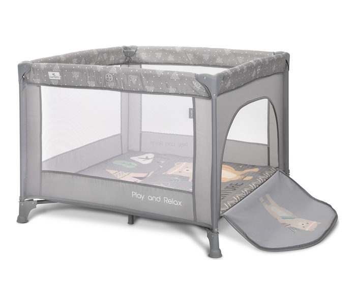 Lorelli ogradica playpen play relax grey adventure - Slika 3