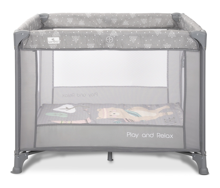 Lorelli ogradica playpen play relax grey adventure - Slika 4