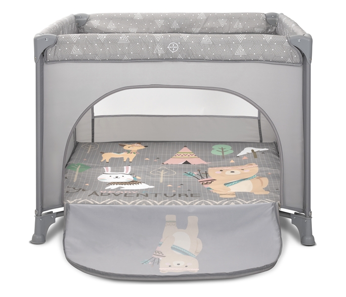 Lorelli ogradica playpen play relax grey adventure - Slika 7
