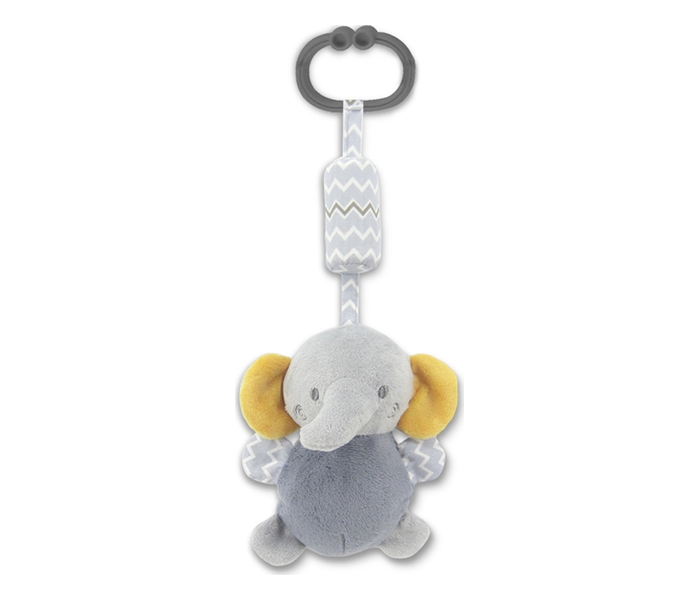 Lorelli plisana igracka campanula elephant grey natural - Slika 2