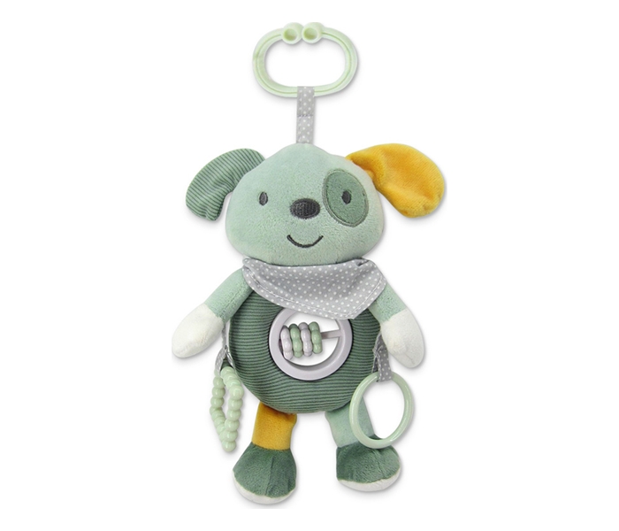 Lorelli plisana igracka activity dog green natural - Slika 2