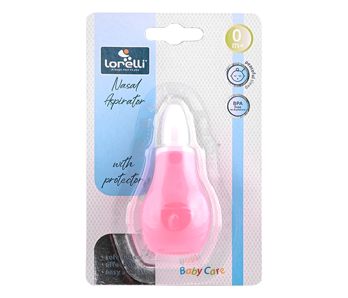Lorelli aspirator pumpica za nos za stitnikom blush pink - Slika 2