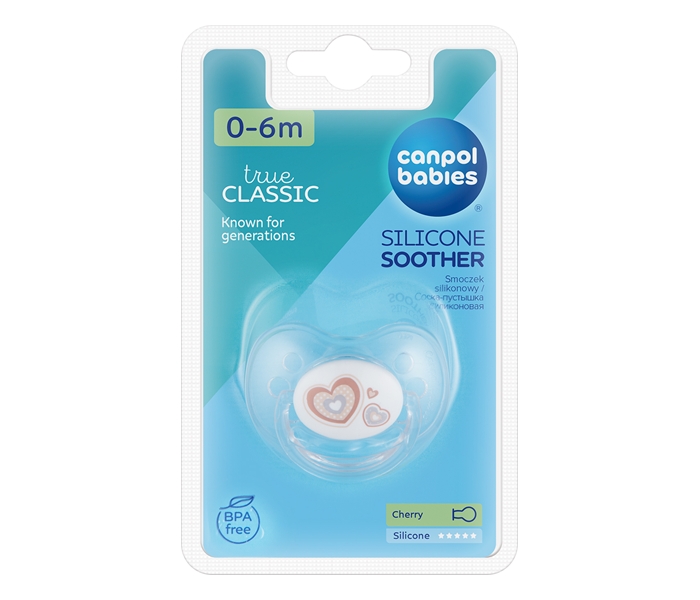 Canpol babies cherry silikonska varalica 0 6m 22 562 newborn baby 1kom beige - Slika 3