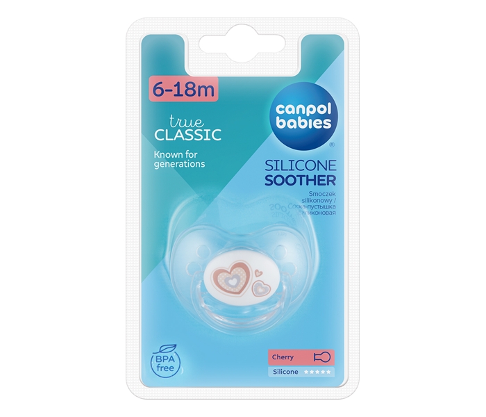 Canpol babies cherry silikonska varalica 6 18m 22 563 newborn baby 1kom beige - Slika 3