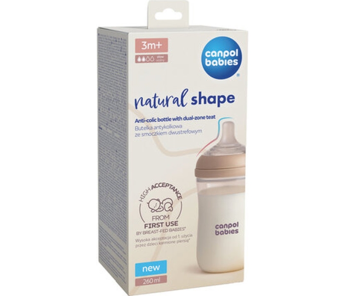Canpol babies flasica antikolik dual zone 260ml natural 35 401 - Slika 2