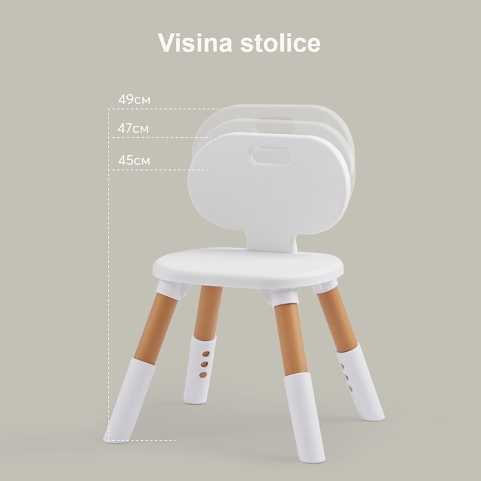Set bbo deciji sto i stolica - Slika 7
