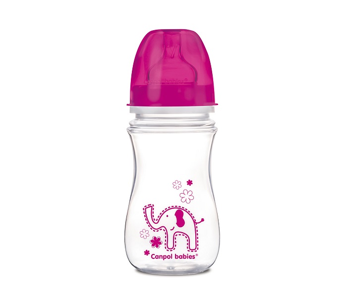 Canpol baby flasica siroki vrat antikolik 35 206 easy start colorful animals 240ml - Slika 2