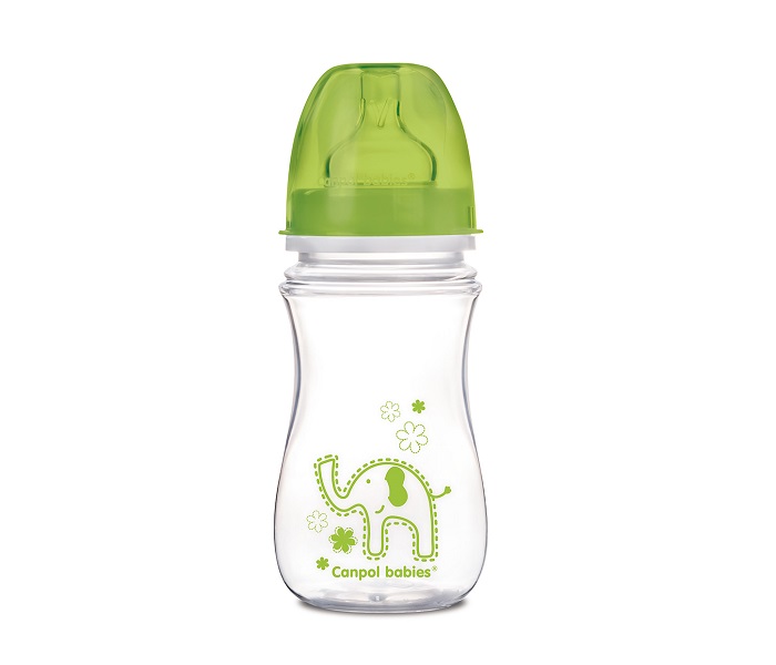 Canpol baby flasica siroki vrat antikolik 35 206 easy start colorful animals 240ml - Slika 3