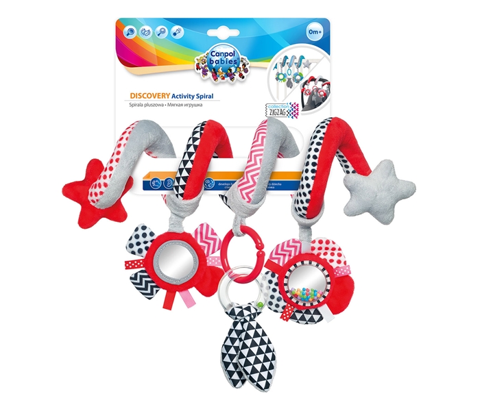 Canpol babies plisana igracka zig zag red 68 063 - Slika 3