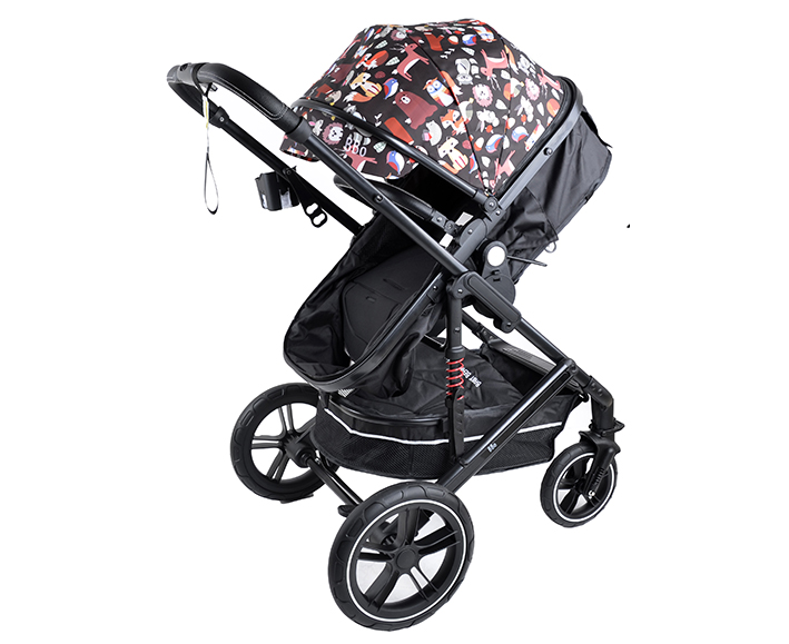 Kolica za bebe bbo star 2u1 animal print - Slika 3