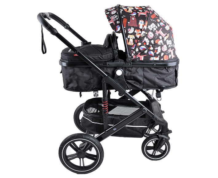 Kolica za bebe bbo star 2u1 animal print - Slika 4