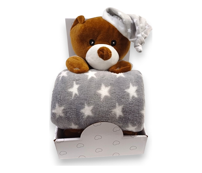 Bbo set igracka cebence sleeping bear b200003 grey - Slika 2