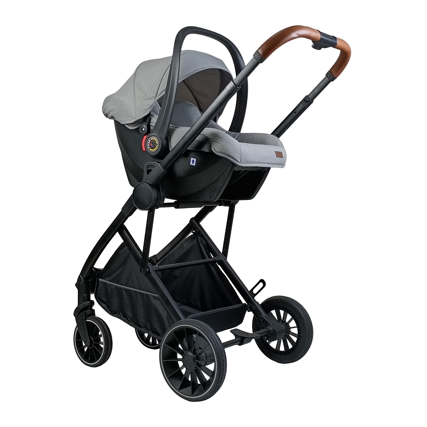 Bbo kolica za bebe 3u1 neo bd801 light grey - Slika 3