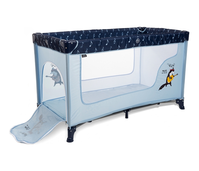 Bbo prenosivi krevet bk 065 1 nivo dream play blue - Slika 3