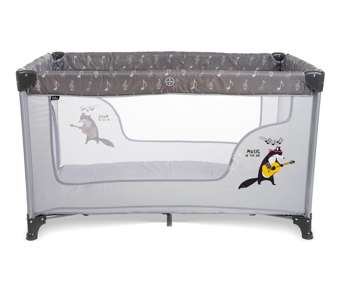Bbo prenosivi krevet bk 065 1 nivo dream play grey - Slika 2