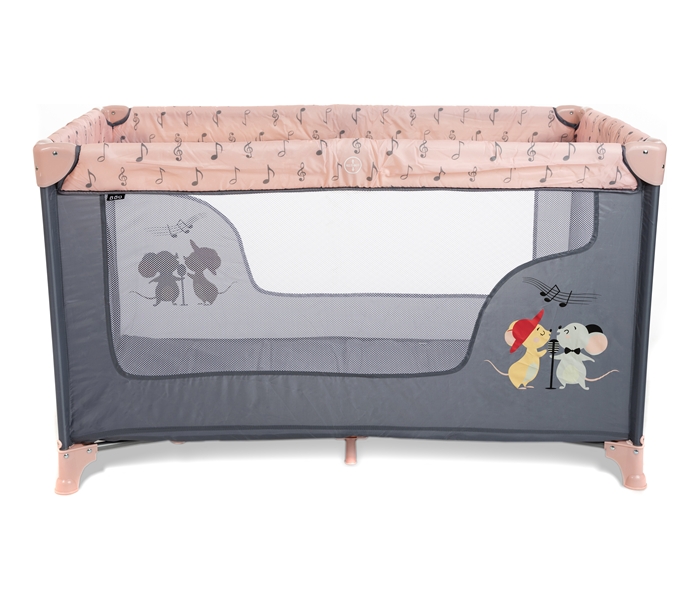 Bbo prenosivi krevet bk 065 1 nivo dream play pink - Slika 2