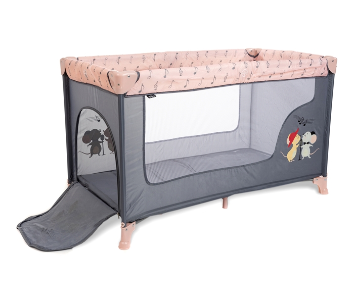 Bbo prenosivi krevet bk 065 1 nivo dream play pink - Slika 3