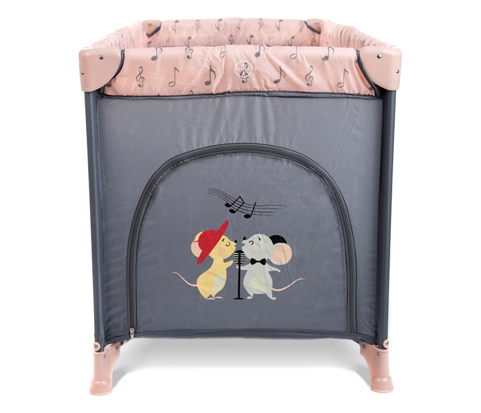 Bbo prenosivi krevet bk 065 1 nivo dream play pink - Slika 4