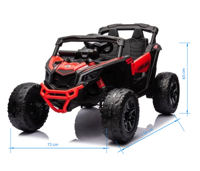 Bbo auto na akumulator 12v dk ca003 hornet red - Slika 2