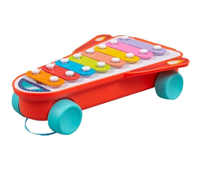 Bbo toys igracka metalofon za bebe rocket 18m he8040 - Slika 3