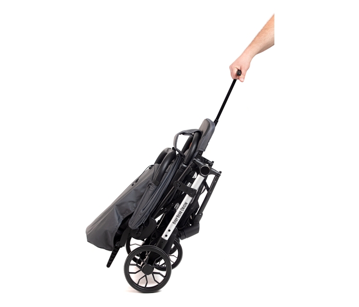 Bbo kolica za bebe k868 compact dark grey - Slika 6